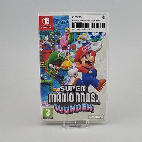 Nintendo Switch Game: Super Mario Bros Wonder, Spelcomputers en Games, Spelcomputers | Nintendo Switch, Zo goed als nieuw