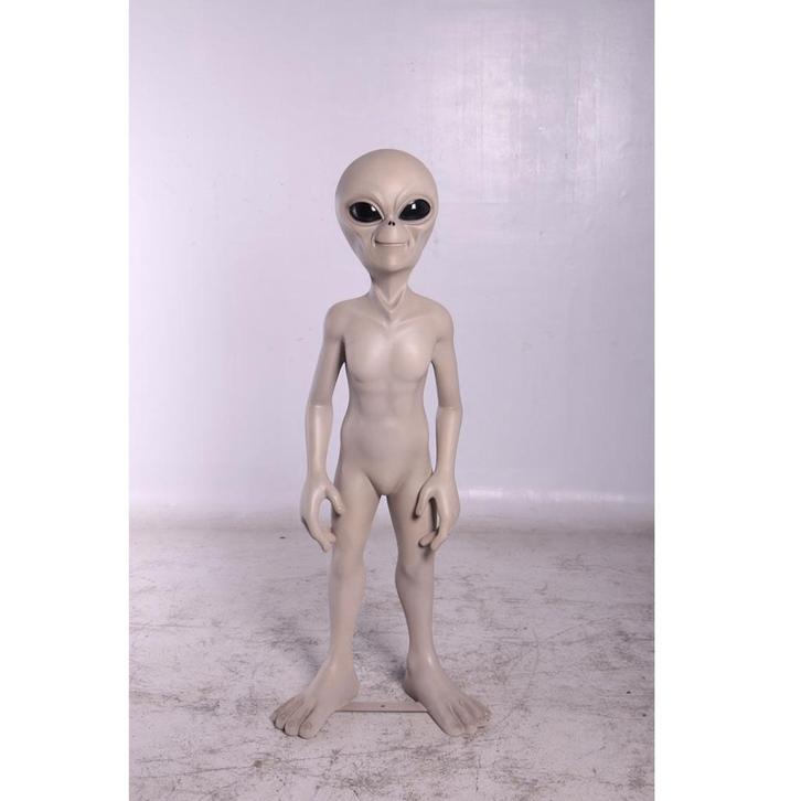 Alien Extra Terrestrial beeld - 156 cm - polyester, Verzamelen, Beelden en Beeldjes, Nieuw, Ophalen