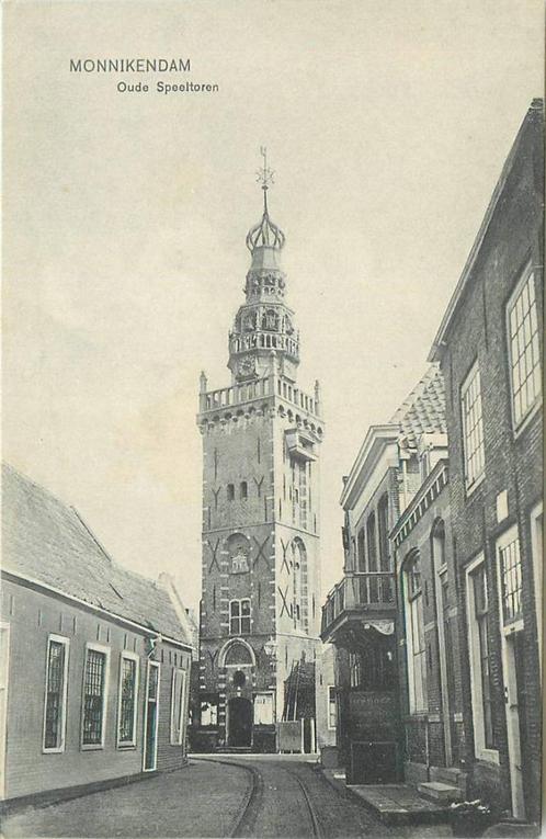 (388-181-013) Monnickendam Oude Speeltoren, Verzamelen, Ansichtkaarten | Nederland, Noord-Holland, Verzenden