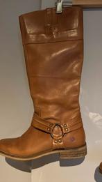 Bruinleren dameslaarzen maat 39, Ophalen of Verzenden, Gedragen, Bruin, Hoge laarzen