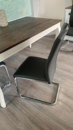 Moderne eetkamerstoelen (4 stuks), Huis en Inrichting, Ophalen, Zo goed als nieuw, Zwart, Vier