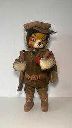 Antieke pop / pluche jager, Verzamelen, Overige merken, Verzenden, ., Stoffen beer