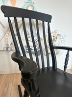 Schommelstoel, Huis en Inrichting, Stoelen, Ophalen, Zwart, Zo goed als nieuw, Eén
