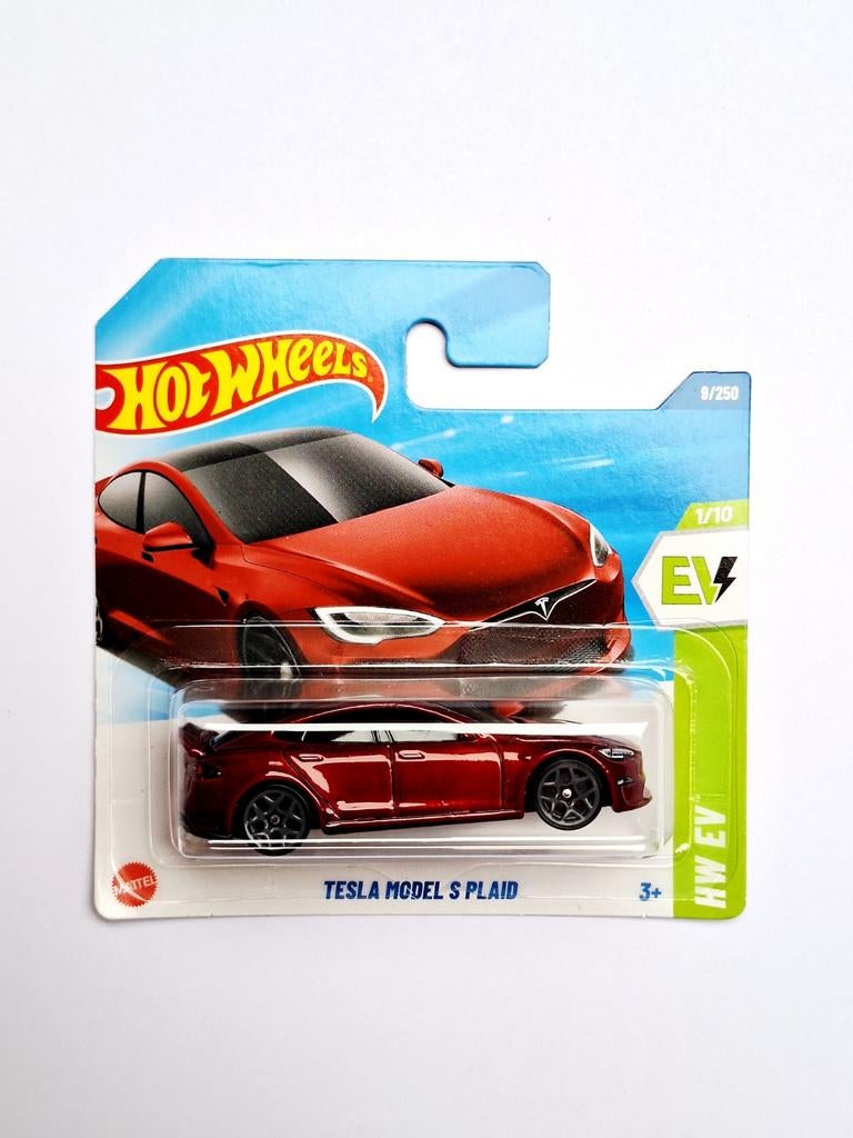 Hot wheels 2025  TESLA MODEL S PLAID, Ophalen of Verzenden, Nieuw, Auto