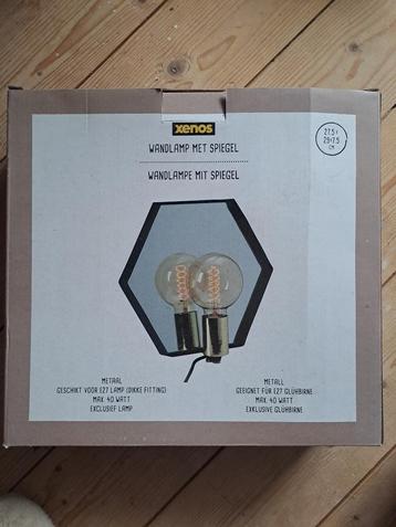 Wandlampen met spiegel nieuw Xenos  beschikbaar voor biedingen