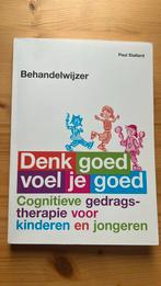 P. Stallard - Behandelwijzer Denk goed voel je goed, Verzenden, Zo goed als nieuw, P. Stallard