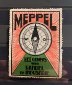 Sluitzegel stads promotie VVV Meppel 1, Ophalen of Verzenden, T/m 1940, Gestempeld