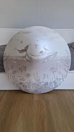 Grijze onderwaterwereld op dibond van Pimpelmees. 1 meter., Antiek en Kunst, Ophalen