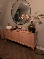 Oud roze barok wastafel, dressoir, Ophalen, Zo goed als nieuw, Minder dan 100 cm