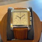 Baume&Mercier Hampton Classic Chronograaf 65530, Overige merken, Leer, Staal, Polshorloge