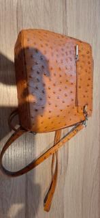 Stijlvolle tas van struisvogelleer, Ophalen of Verzenden