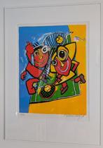 Litho van Ad Verstijnen uit 1998., Ophalen