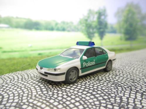 Peugeot 406 - Herpa POLIZEI / Politie, Hobby en Vrije tijd, Modelauto's | 1:87, Zo goed als nieuw, Ophalen of Verzenden