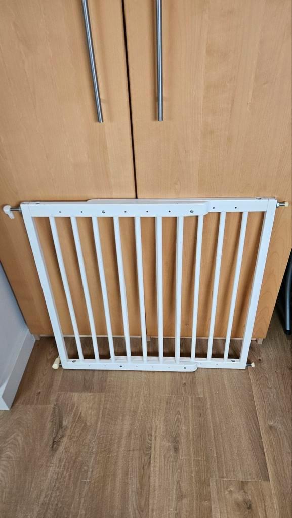 Wit traphekje, Kinderen en Baby's, Traphekjes, Gebruikt, Hout, 115 cm of meer, Ophalen