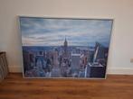 Schilderij New York in aluminium lijst, Huis en Inrichting, Woonaccessoires | Schilderijen, Tekeningen en Foto's, Ophalen of Verzenden