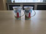 Delta products 2 mokken Texel D8cm H10,5cm, Overige typen, Ophalen of Verzenden, Zo goed als nieuw, Effen