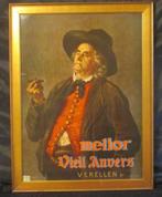 oude tabaksreclame melior Vieil Anvers tabak, Verzenden, Gebruikt, Reclamebord