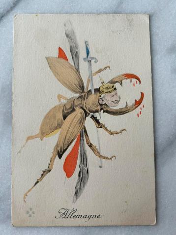 Wo1: ak Kaiser Wilhelm II insect beschikbaar voor biedingen