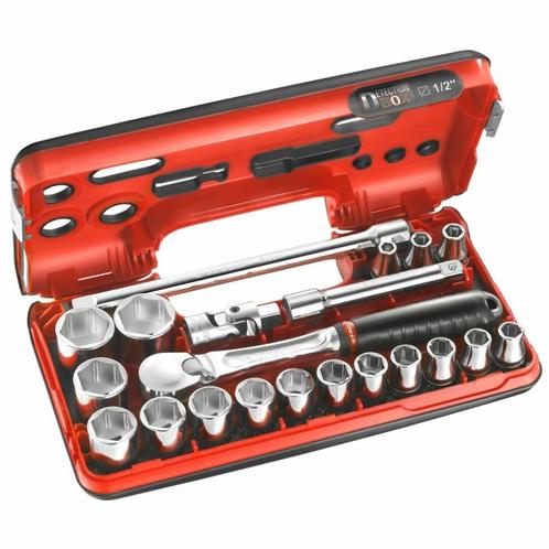 Facom SL.DBOX1PB 21 Delige Dopsleutelset 1/2&quot;, Doe-het-zelf en Verbouw, Gereedschap | Handgereedschap