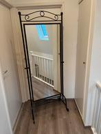 Spiegel met smeedijzeren frame. Manshoog/Vrouwhoog, Huis en Inrichting, Woonaccessoires | Spiegels, Ophalen, Zo goed als nieuw