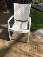 Witte kunststof tuinstoelen Ikea 6 stuks €10 p/s, Tuin en Terras, Kunststof, Gebruikt, Ophalen