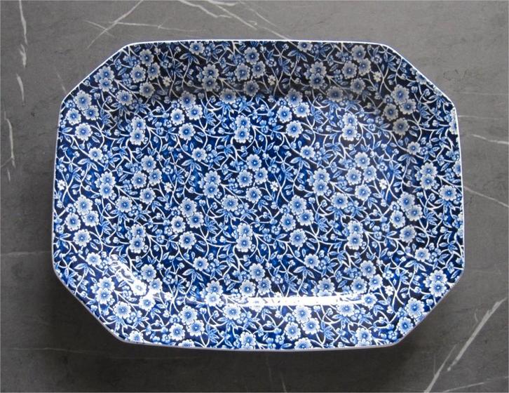 Serveerschaal Calico - Burleigh Staffordshire, Huis en Inrichting, Keuken | Servies, Zo goed als nieuw, Schaal of Schalen, Overige stijlen