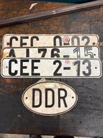 Orginele DDR nummerplaten (IFA Trabant Barkas fortschritt), Ophalen of Verzenden, Gebruikt