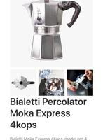 Bialetti Moka Espress 4 kops, Witgoed en Apparatuur, Koffiezetapparaten, Ophalen of Verzenden, Zo goed als nieuw