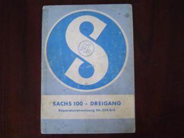 SACHS 100 cc dreigang reparatur anleitung werkplaatsboekje beschikbaar voor biedingen