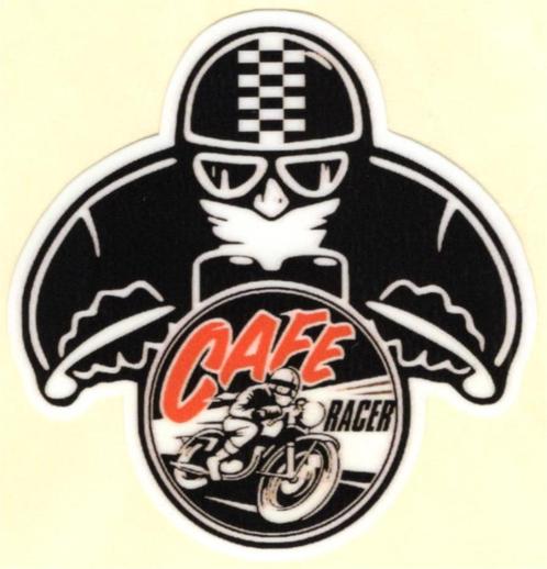 Cafe Racer sticker #14, Motoren, Accessoires | Stickers, Verzenden