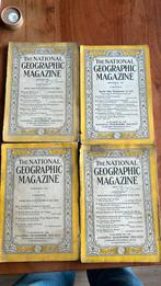 4 unieke The National Geographig magazines, Ophalen of Verzenden, Tijdschrift, Buitenland, 1920 tot 1940