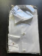 Rokhemd wit pique stof maat: 39, Wit, Nieuw, Maison van den Hoogen, Halswijdte 39/40 (M)