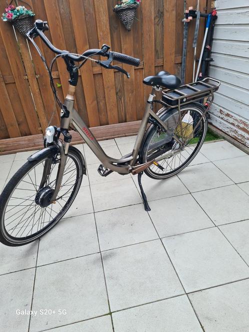 Inzgst stella copenhague elektrische damesfiets 53cm 28inch, Fietsen en Brommers, Elektrische fietsen, Zo goed als nieuw, Overige merken