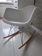 Schommelstoel wit Eames look-a-like, Ophalen, Gebruikt, Stoel(en)
