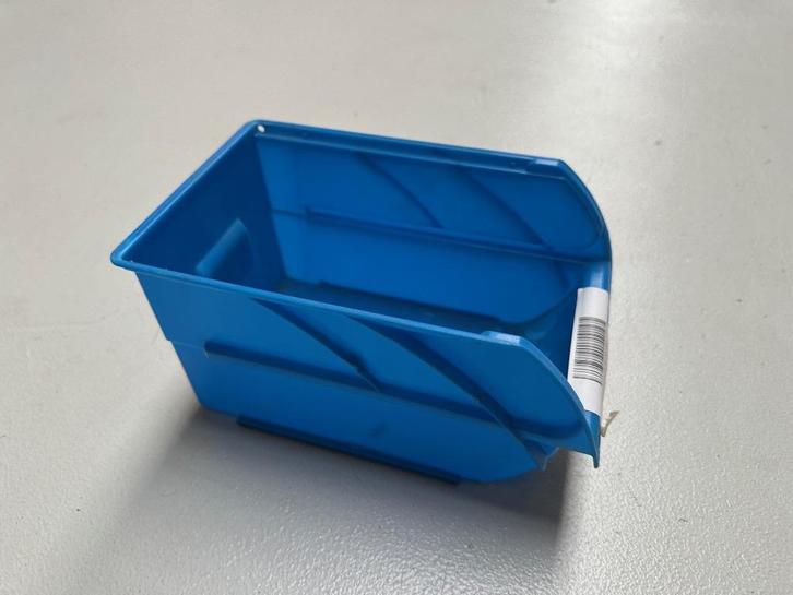 Magazijnbakken stapelbak kunststof 234 stuks, Doe-het-zelf en Verbouw, Kratten en Dozen, Gebruikt, Krat, Minder dan 50 cm, Minder dan 35 cm