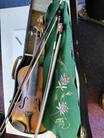 viool antiek 4/4 met koffer en 2 strijkstokken, Ophalen, Gebruikt, Viool, 4/4-viool