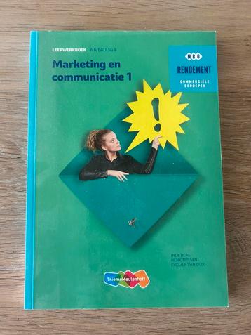 Marketing en communicatie 1.  Boek beschikbaar voor biedingen