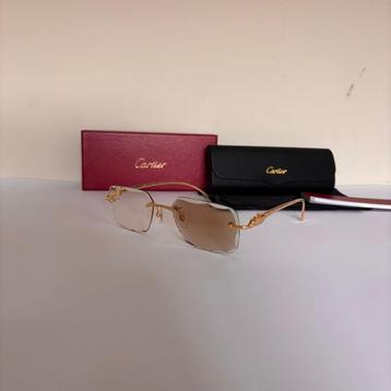 Cartier - Panthere - Photochrome bruine glazen + Toebehoren beschikbaar voor biedingen