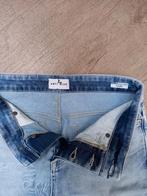 SPIJKERBROEK KORT MAAT S/M, Blauw, Overige jeansmaten, Ophalen of Verzenden, Zo goed als nieuw
