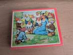Vintage tweezijdige Sneeuwwitje Puzzel Introva Houten Puzzel, Gebruikt, Van hout, 4 tot 6 jaar, Meer dan 50 stukjes