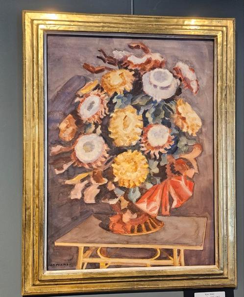 Schilderij Kees Maks (1876-1967) met echte gouden lijst, Antiek en Kunst, Kunst | Schilderijen | Klassiek, Ophalen of Verzenden