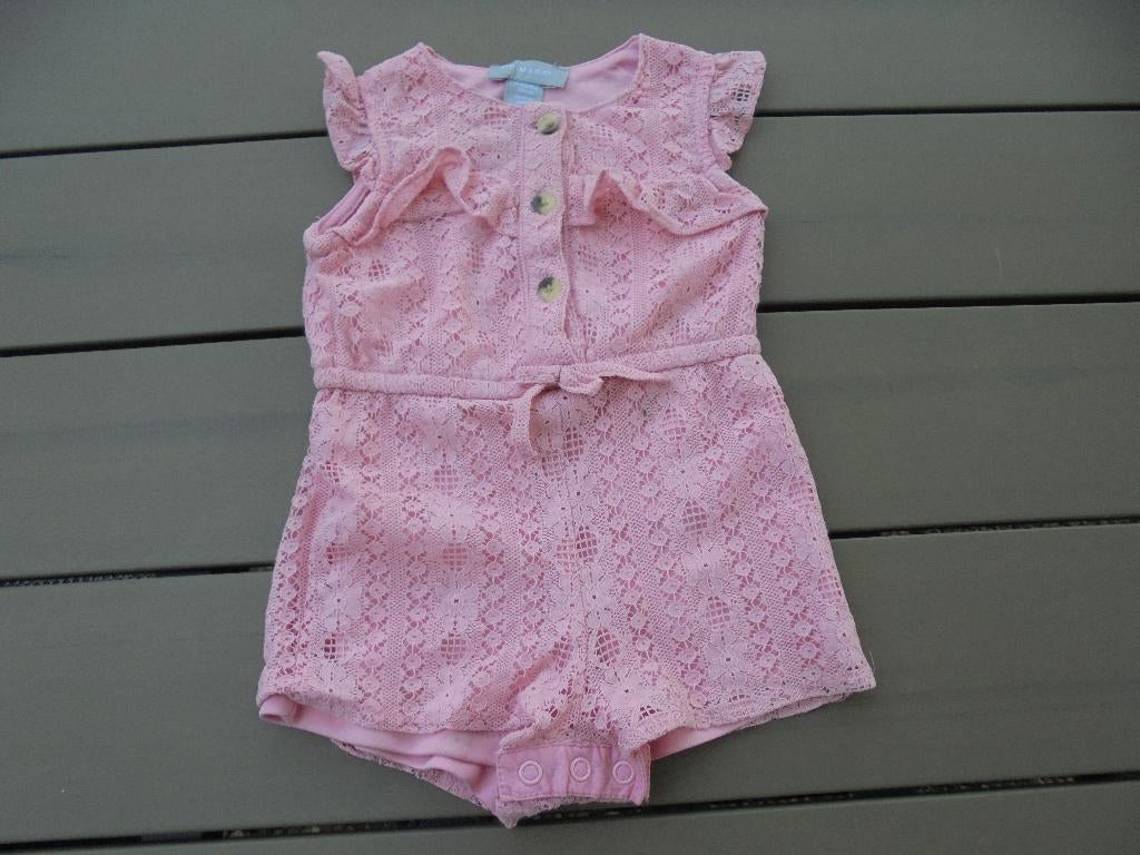 K156 Roze jumpsuit maat 68, Meisje, Ophalen of Verzenden, Zo goed als nieuw, Primark