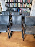 PU leer eetkamerstoelen, Huis en Inrichting, Stoelen, Ophalen, Gebruikt, Leer, Vijf, Zes of meer stoelen