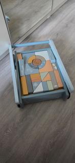 Little Dutch Loopwagen met Blokken, Ophalen of Verzenden, Gebruikt, Overige typen