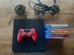 Ps4 met kabels, spellen en controller, Spelcomputers en Games, Spelcomputers | Sony PlayStation 4, Ophalen of Verzenden, Zo goed als nieuw