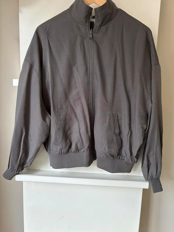 Yaya Reversible bomber jacket jas jasje maat 38 M Grijs wit, Kleding | Dames, Jassen | Winter, Zo goed als nieuw, Maat 38/40 (M)