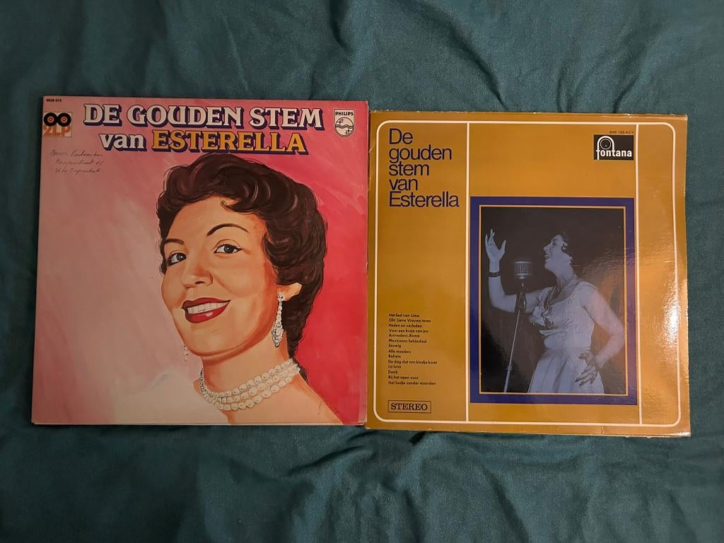 2 LP's Esterella (ook per stuk te koop), Ophalen of Verzenden, Gebruikt, 12 inch, Levenslied of Smartlap