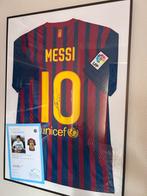 Gesigneerd Messi Barcelona Shirt Ingelijst, Sport en Fitness, Voetbal, Maat M, Ophalen, Zo goed als nieuw, Shirt