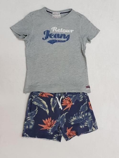 Stoer grijs RETOUR shirt maat 4/104., Kinderen en Baby's, Kinderkleding | Maat 104, Gebruikt, Jongen, Shirt of Longsleeve, Verzenden