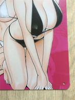 Sexy Pin Up Dames anime hentai Bikini Metalen Bord, Ophalen of Verzenden, Kuifje, Nieuw, Beeldje of Figuurtje